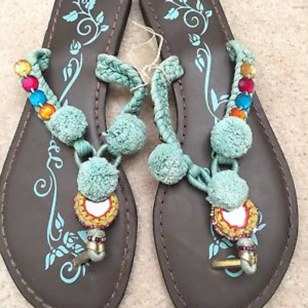 NWT-Anthropologie Z & L Sandals Sz 41 (Irregular)
